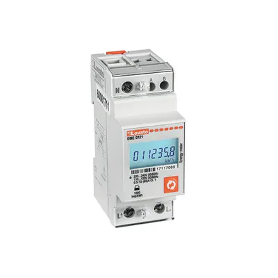 Contor Monofazat, Non Expandable, Digital With Backlight Lcd Display, 63a Direct Connection, 2u, Rs485 Interface, Multi-Measurements, 220...240vac