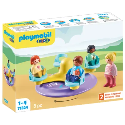 Playmobil - 1.2.3 Carusel cu Numere