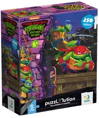 Puzzle DoDo din 250 piese - Țestoasele Ninja: Leonardo și Rafael