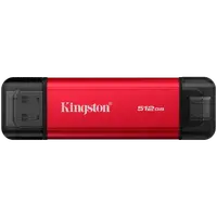 Kingston 512GB Dual USB-A/C Portable SSD, Up to 1050MB/s USB 3.2 Gen 2