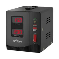 Stabilizator de tensiune cu 1 priza nJoy Alvis 1000 AVRL-10001AL-CS01B, 1000 VA / 600 W