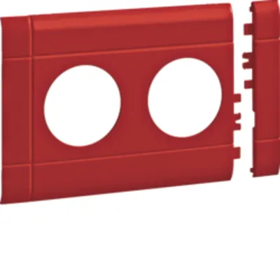 Mască dublă fără halogen, 100mm, roșu