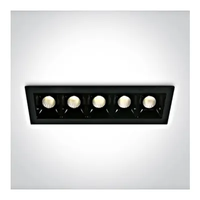 Nate LED 5x160lm 3000K 30° 700mA Dim IP20 negru