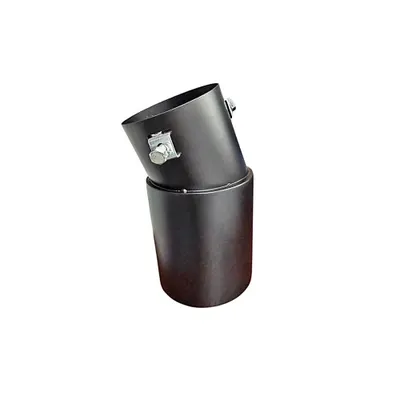 Ornament toba inox universal negru mat diametru 76mm Cod: M82