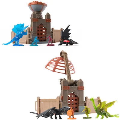 Set de joacă DreamWorks Dragons - How to Train Your Dragon, arenă de antrenament, sortiment