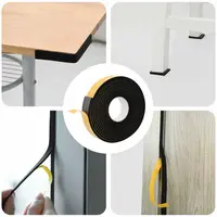 vidaXL Bandă din spumă autoadezivă 10 buc. Negru 40mm x 5m Spumă CR