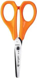 Foarfece pentru copii Kangaro - EL-45, 12 cm, portocale