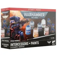Warhammer 40,000 - Space Marine Intercessors + Paints