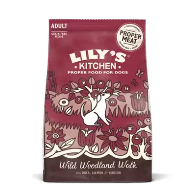 Lily’s Kitchen Dog Wild Woodland Walk Duck, Salmon & Venison, 2.5 kg