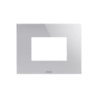 Placa ICE - sticla - 3 module - TITANIUM - CHORUS