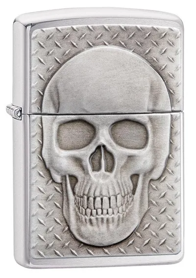 Bricheta Zippo - Skull With Brain Surprise