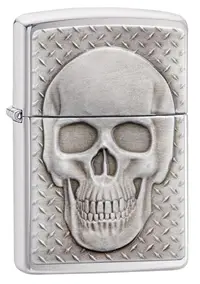 Bricheta Zippo - Skull With Brain Surprise