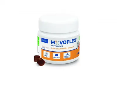 Suplimente condroprotectoare, Movoflex Soft Chews S (sub 15 kg), 30 comprimate masticabile moi