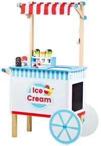 Jucarie din lemn Bigjigs - Stand de inghetata