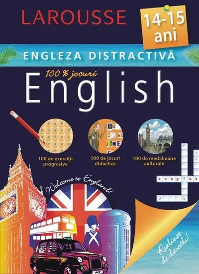 Larousse. Engleza distractivă 14-15 ani - Paperback brosat - Larousse