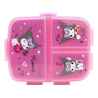 Cutie de gustări pentru copii roz din plastic Kuromi – STOR