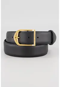 Curea de piele Rise - Negru