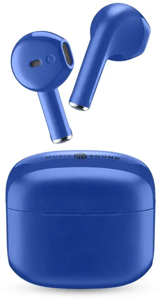 Căști wireless Cellularline - Music Sound Swag, TWS, albastru închis