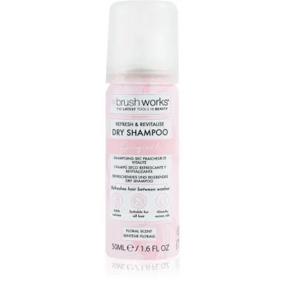 Brushworks Refresh & Revitalise sampon uscat cu parfum floral delicat 50 ml