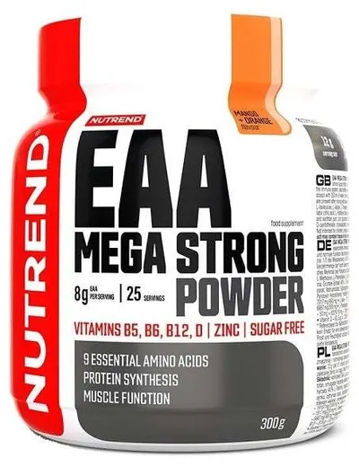 EAA Mega Strong Powder, mango și portocală, 300 g, Nutrend