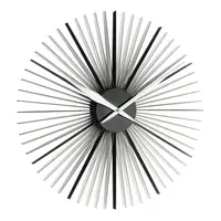 Ceas de perete analog xxl colorat creat de designer model Daisy