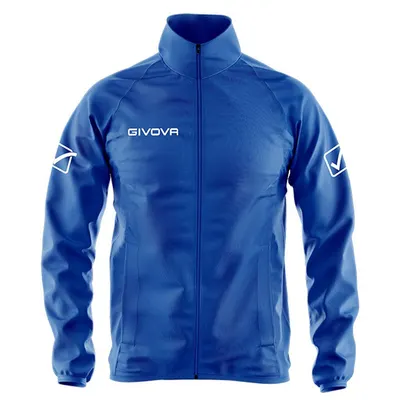 Jachetă ploaie Givova Basico, albastru, 3XL
