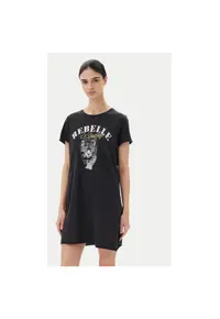 Rochie dama 15232549 - Bumbac organic - Negru - Negru