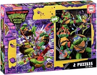 Puzzle Educa din 2 x 500 piese - Țestoasele Ninja