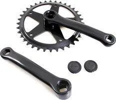 Manivela Fausto 36 tandi 127 mm Negru