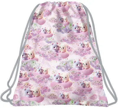 Geantă sport BackUp 8 A - Pastel Teddy Bear