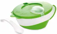 Castronas cu lingurita Canpol, 350 ml, verde
