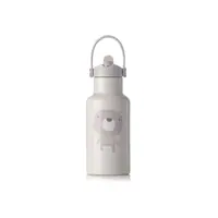 Sticla termos lichide, Jane, Din otel inoxidabil, Cu mentinere de temperatura de pana la 12 ore, 350 ml, Bpa Free, Conform cu EN 1186:2022EN 12546-1:2000UNE EN 14372:2005, Sand