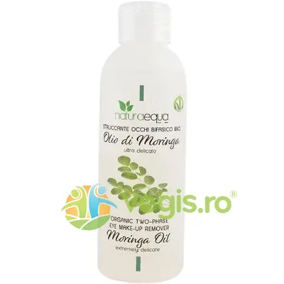 Demachiant Bio Bifazic pentru Ochi cu Ulei de Moringa 150ml