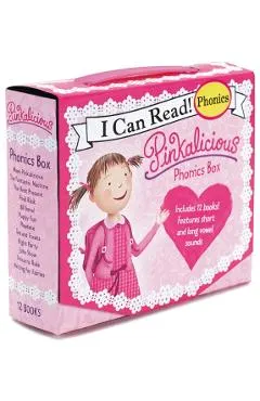 Pinkalicious 12-Book Phonics Fun!: Includes 12 Mini-Books Featuring Short and Long Vowel Sounds