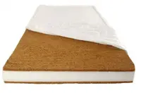 Saltea pentru patut Bebebroyal Komfort 120x60x12 cm alba