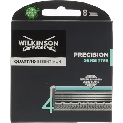 Lame de ras, Wilkinson Sword, Quattro Titanium, 8 bucăți