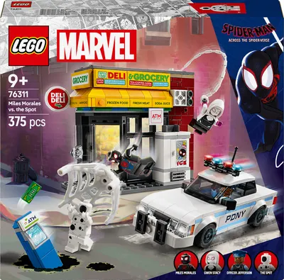 Constructor LEGO Marvel Super Heroes - Universul Spidey: Miles Morales vs. The Spot (76311)