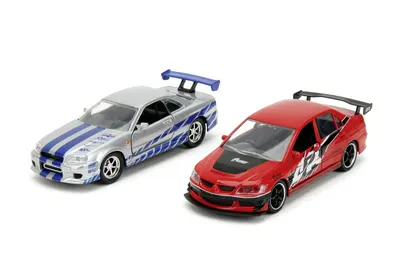 Set 2 masini - Fast & Furious - Mitubishi Lancer Evolution