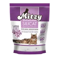Asternut igienic pentru pisici, Mitzy Silicat, Lavanda, 3.8 L