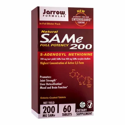 SAM-e 200mg, Jarrow Formulas, 60 tablete, Secom