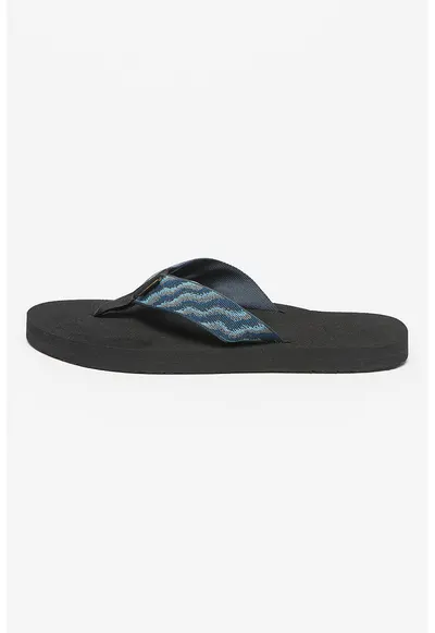 Papuci flip-flop din material textil Mush - Albastru