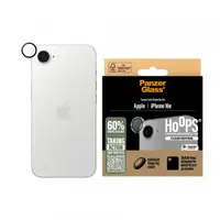 Folie de protectie Camera Spate PanzerGlass Hoops pentru Apple iPhone 17e / 16e, Sticla Securizata, Transparenta