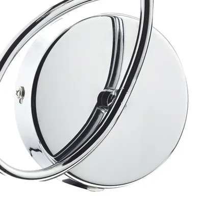 Aplica Numero Wall Light Polished Chrome Crystal