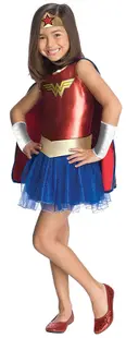 Costum de petrecere Rubie - Wonder Woman, cu pelerina, M