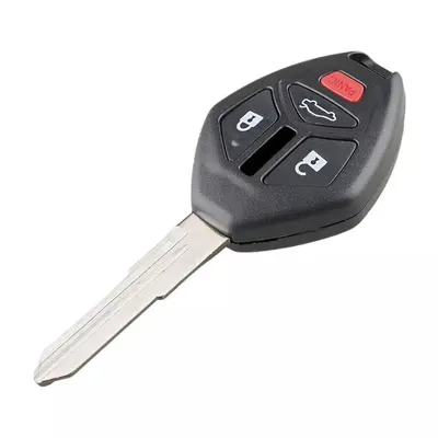 Carcasa Cheie Auto cu 4 butoane Techstar Compatibila Mitsubishi Lancer 2008–2015, Galant, Eclipse – model FCCID: OUCG8D-620M-A
