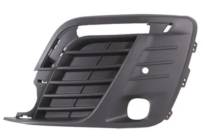 Grila bara cu locas far ceata si senzori parcare, plastic, negru potrivit PEUGEOT TRAVELLER dupa 2016