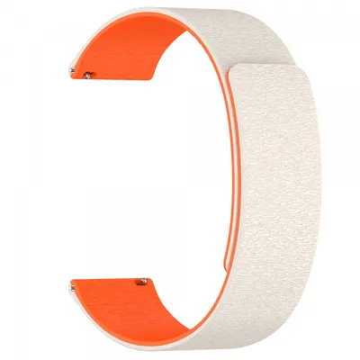 Curea Techsuit W074 pentru Samsung Galaxy Watch Series, 20mm, Bej Portocalie