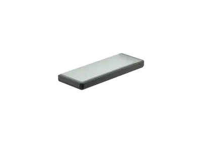 Raft dus Roca Tempo A817040NM0, mintare pe perete, 300 x 110 mm, metal/sticla, mat, Negru titan