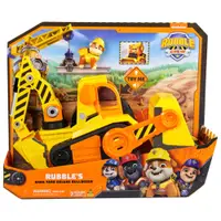 Set vehicul cu figurina, Rubble & Crew, Rubbles Bark Yard Deluxe Bulldozer, 6068074