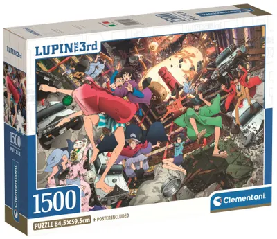 Puzzle Clementoni de 1500 piese - Lupin al Treilea